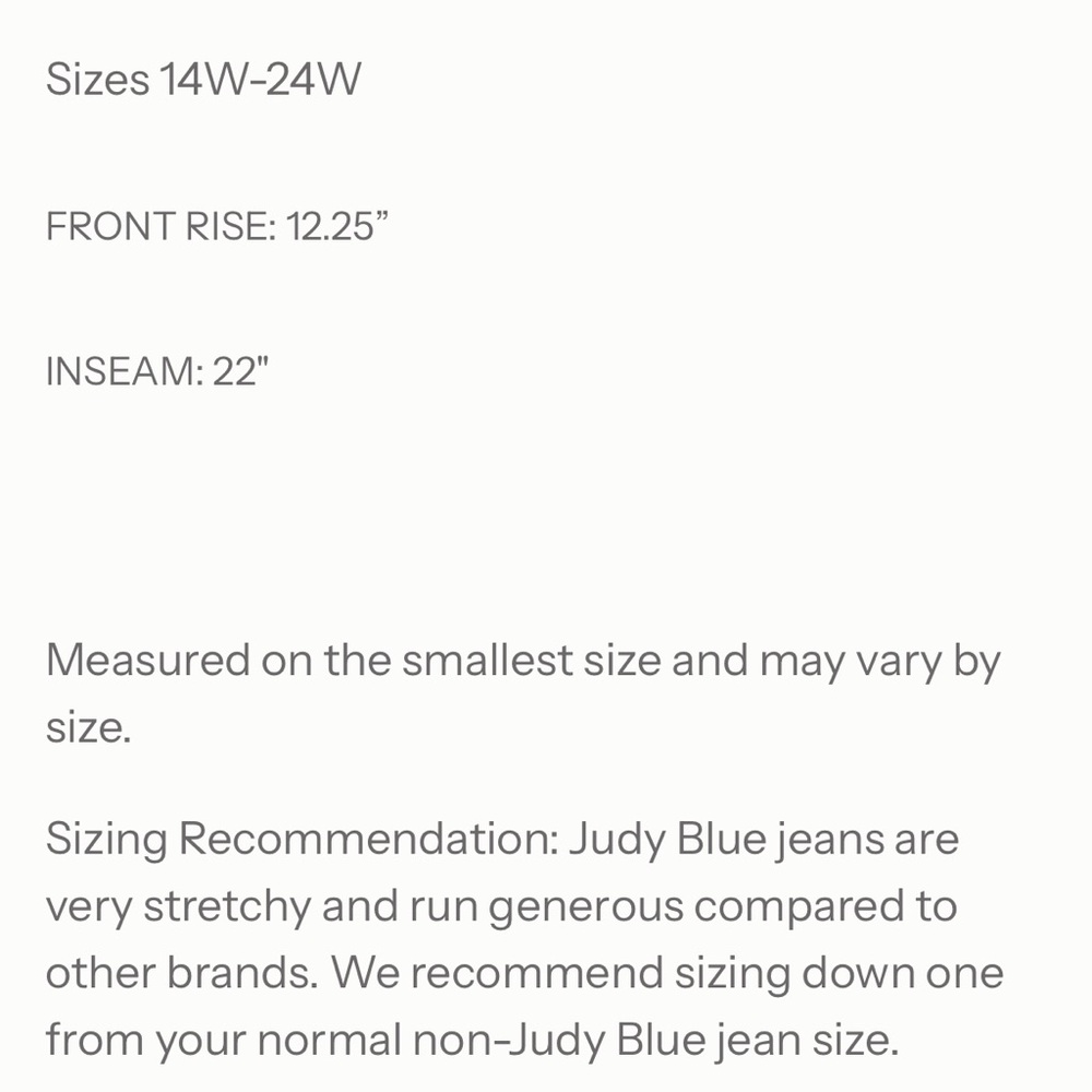 NWT JUDY BLUE High Waist Pull On Capri Denim - Picture 8 of 8